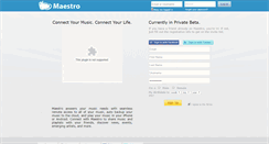 Desktop Screenshot of album.maestro.fm